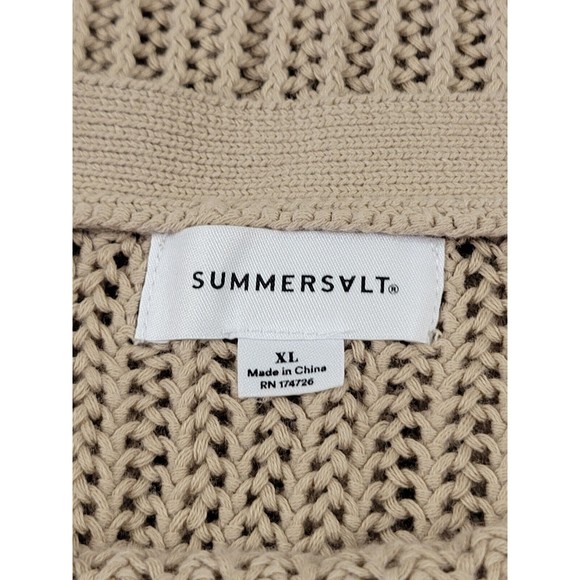 Summersalt Crochet Halter Beach Cover Dress Size XL Retail $145 - Picture 6 of 8